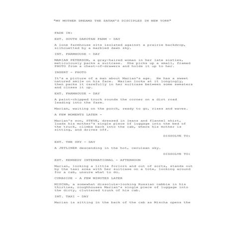 My mother dreams the satan