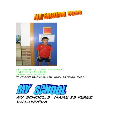 My  name  is   juan  antonio