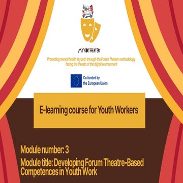 Developing Forum Theatre-Based Competences in Youth Work