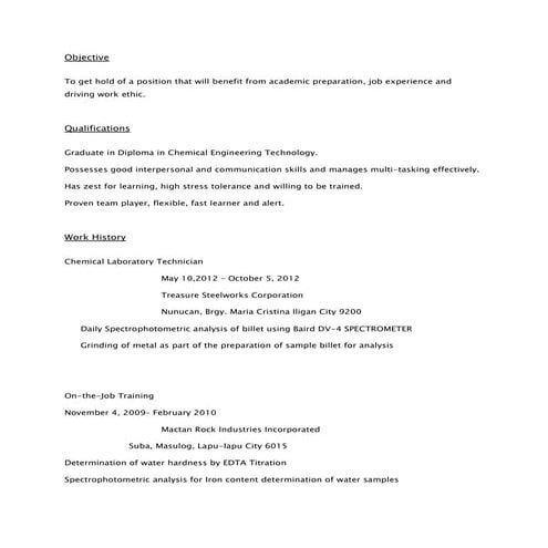 Ojt narrative report - an example | DOC