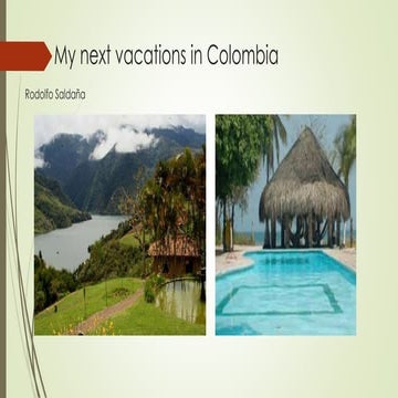 My next vacations