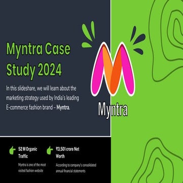 Myntra Case Study 2024 - Complete Marketing Strategy