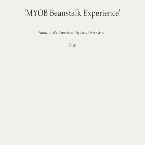 AWS Meetup - Sydney - March