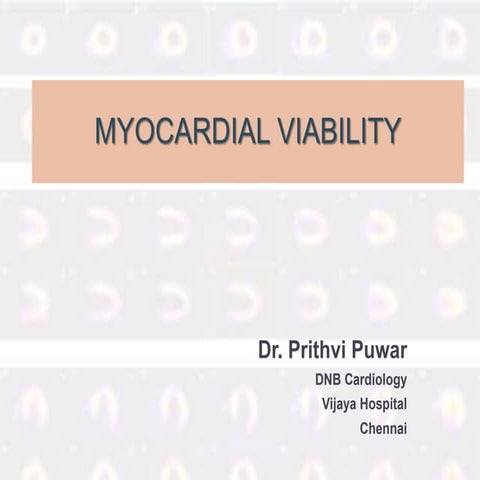 Myocardial viability  