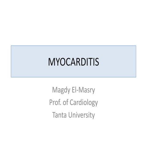 Myocarditis
