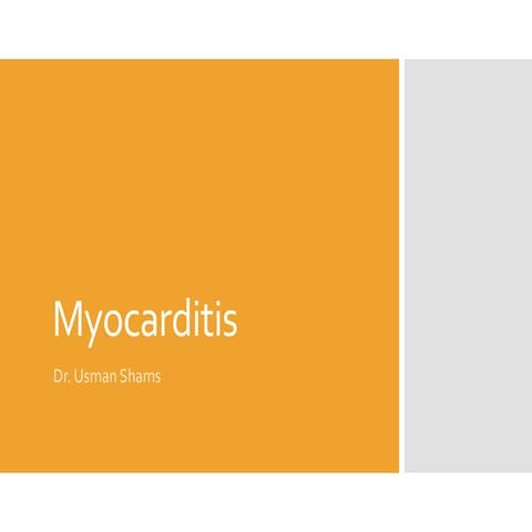 Myocarditis