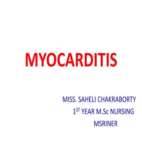 Myocarditis