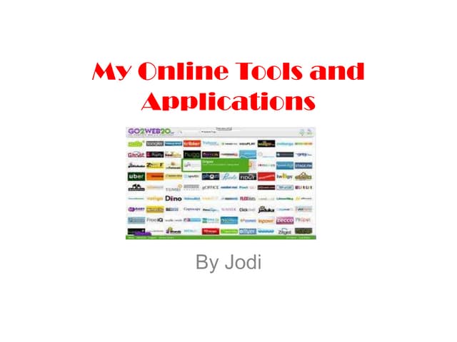 My Online Tools and Applications