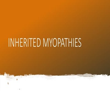 Myopathy | PPTX