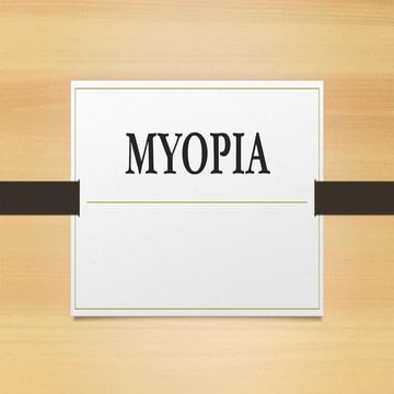 MYOPIA.pptx