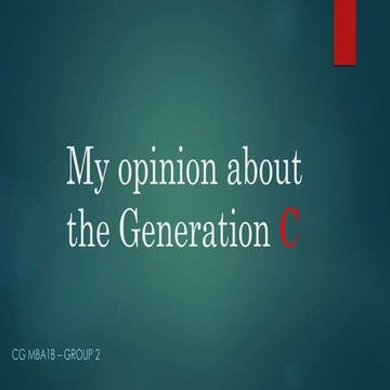 Generation C | PPTX