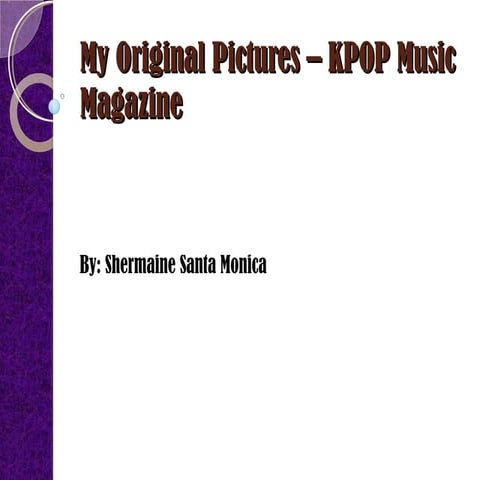 My original pictures – kpop music magazine
