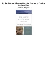 My own country a doctors story of a...