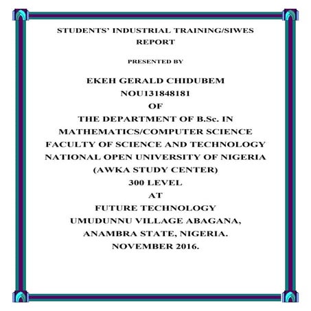 AbleMoJah's IT Report