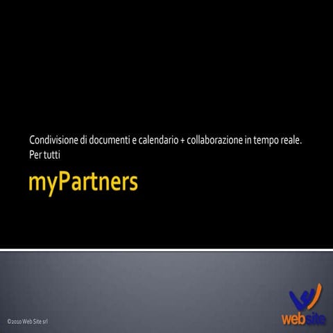 myPartners - UX efficace per condivisione documenti e impegni