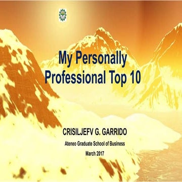 My personally professional -CRISILJEFV G.GARRIDO