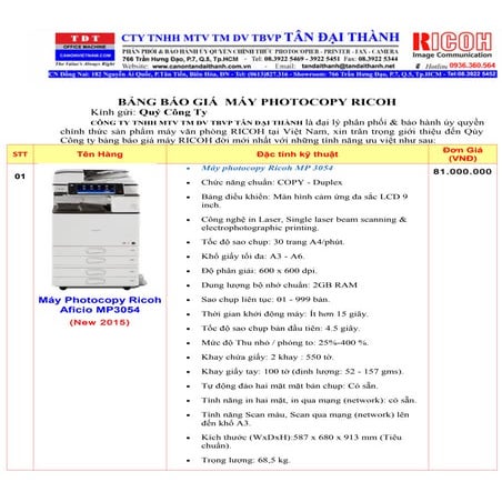 Bao gia may photocopy | PDF