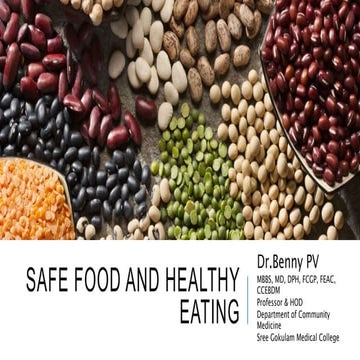 Safe Food and Healthy Eating