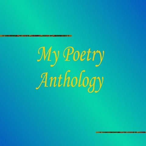 Kelly\'s Poetry Anthology