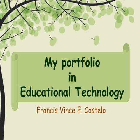 My portfolio in EDTC
