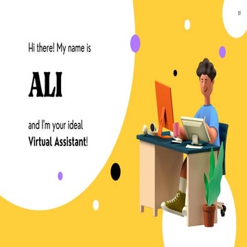 Shopify Virtual Assistant portfolio | PDF