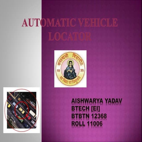 Automatic vehicle locator
