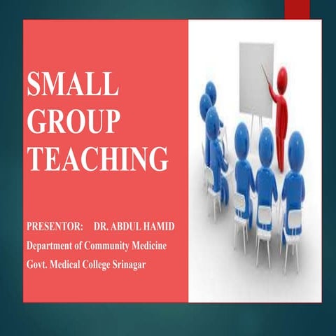 Small Group Teaching
