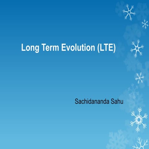 LTE Introduction - Hello World to LTE