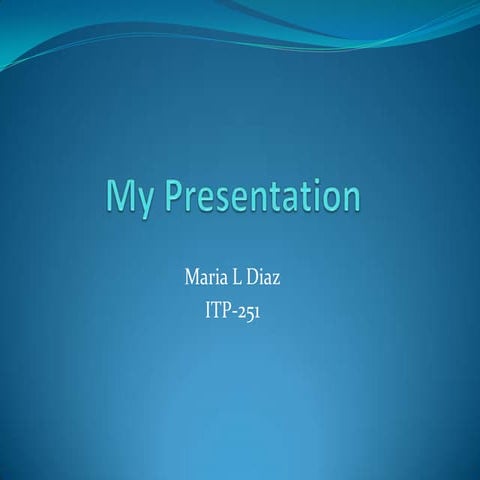 My Presentation | PPT