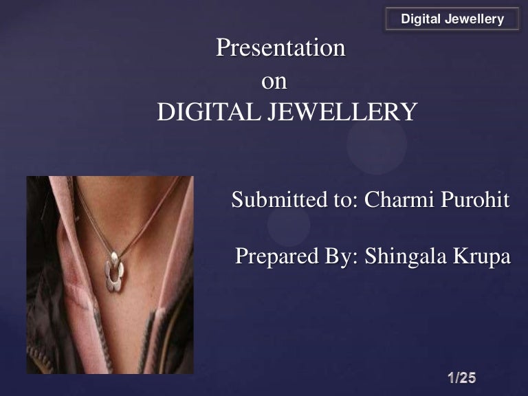DIGITAL JEWELERY