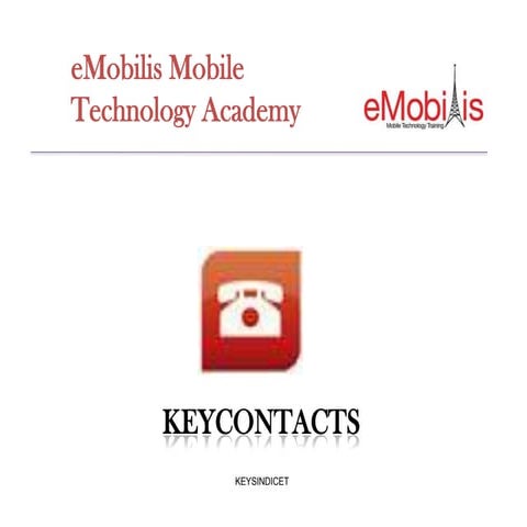 key contacts,am mobile app presntation