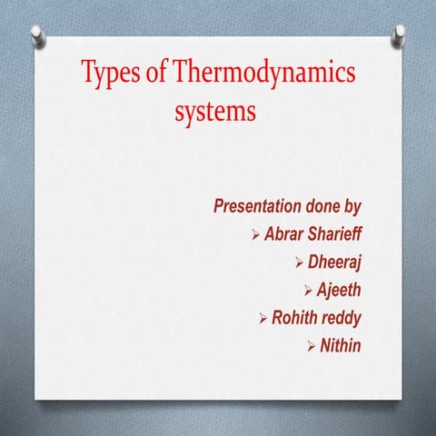 types of systems