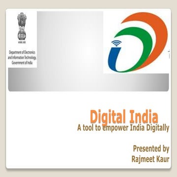 digital India and its Impact | PPTX