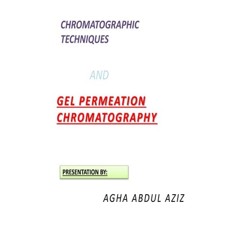 CHROMATOGRAPHY
