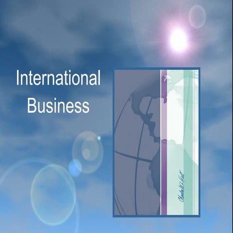 International Business.