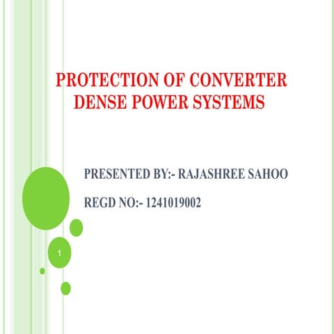 Protection of Converter Dense Power Systems 