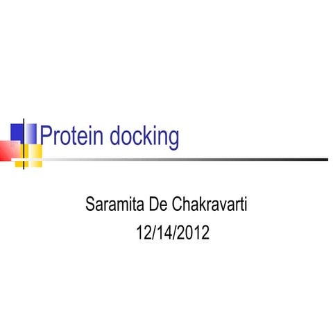 Protein docking