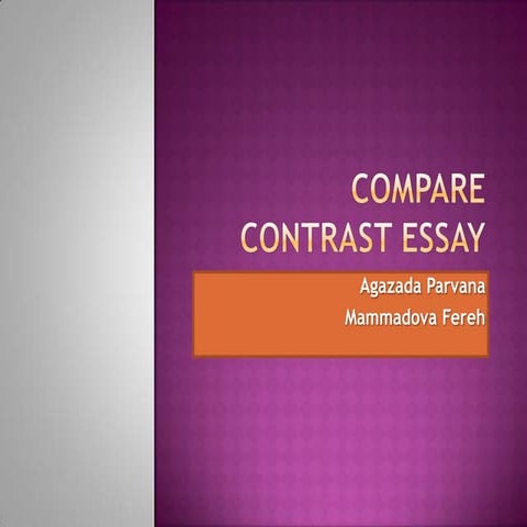 My presentation for academic writing