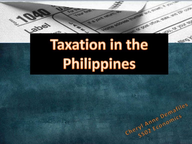 Taxation in the Philippines