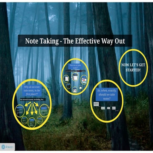 My prezi   taking notes