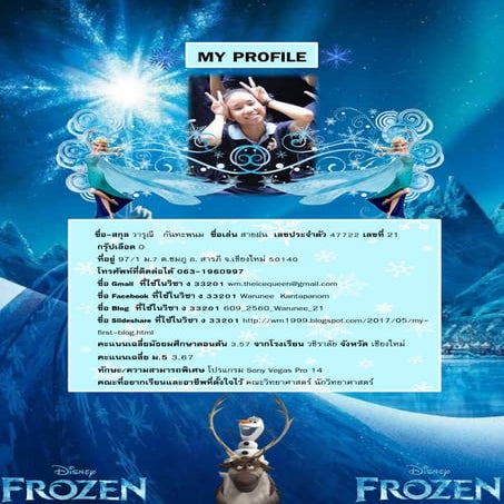 My profile | PDF