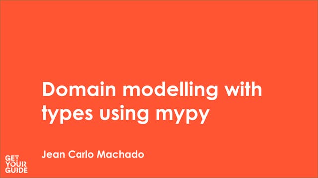 Domain Driven Design Made Functional with Python 