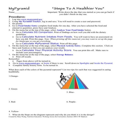 My Pyramid Internet High#3 E | PDF