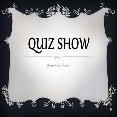 QUIZ SHOW ppt BASED ON  CPP DBMS DISCRETE MATHEMATICS AND GENERAL KNOWLEDGE 