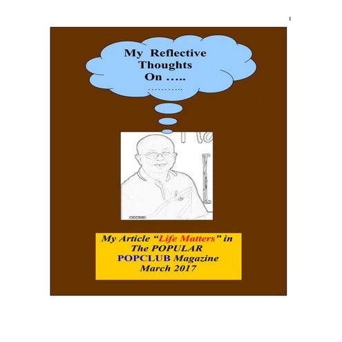 My Reflective Thoughts On... 