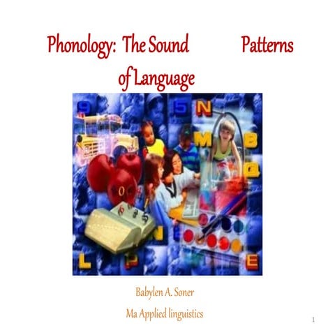 Phonology: The Sound Patterns of Language