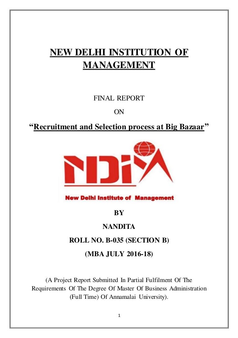 My Report