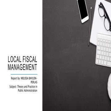 Fiscal-Management. A POWERPOINT PRESENTATION | PPTX