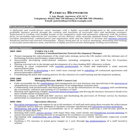 Sandra Radley Curriculum vitae | DOC