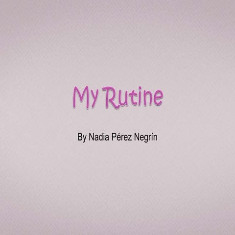 Nadia Pérez Negrín